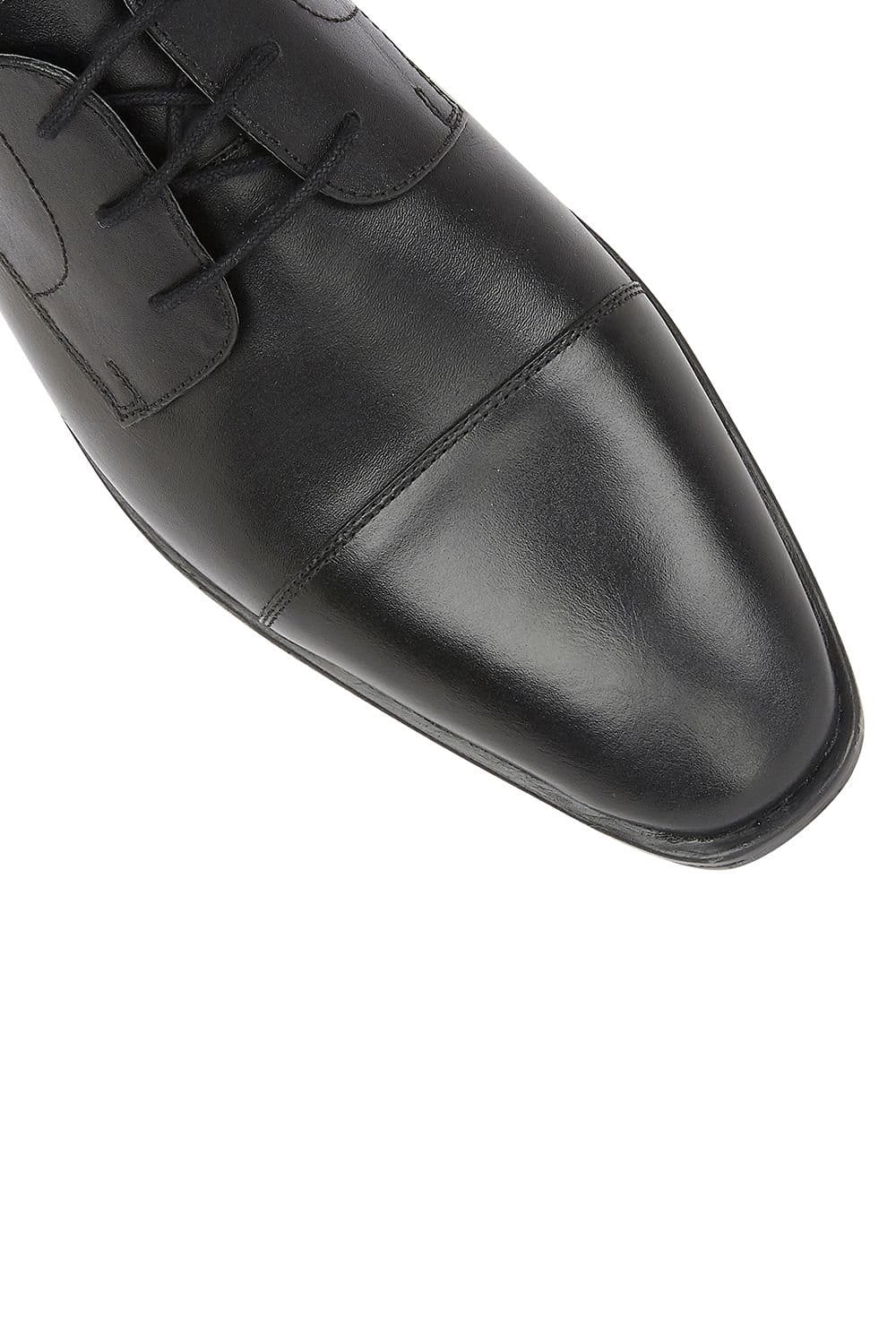 Lotus Lotus Men's 'Euston' Leather Derby Shoes in Black - 4