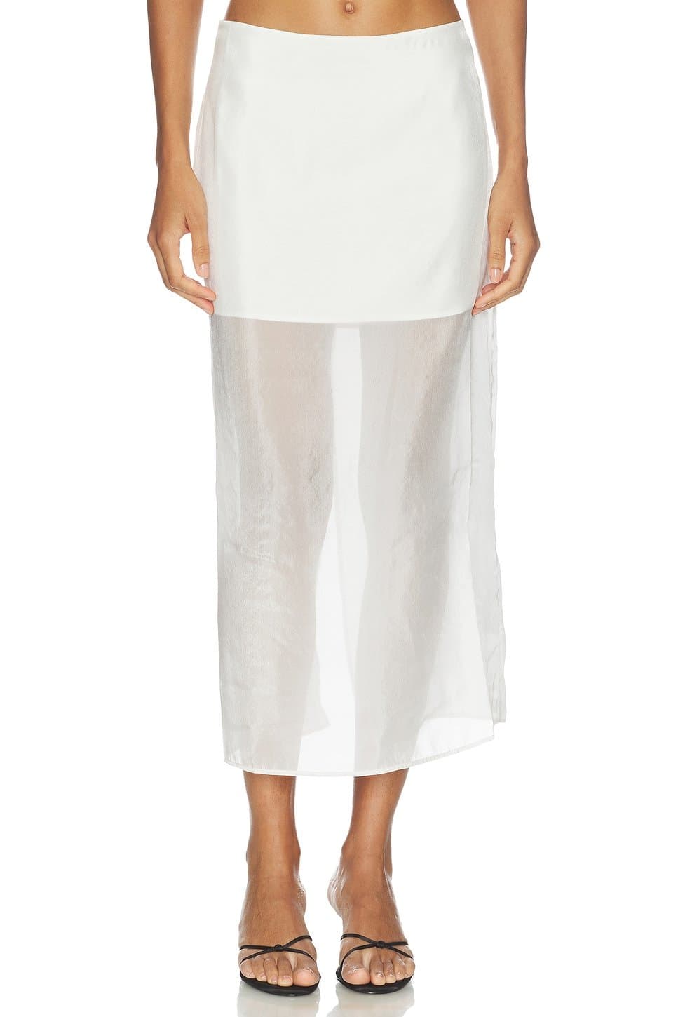 revolve Cove Silk Skirt