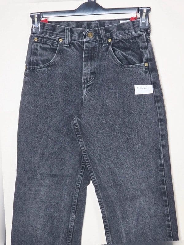 Wrangler Vintage Black Denim Straight Fit Jeans