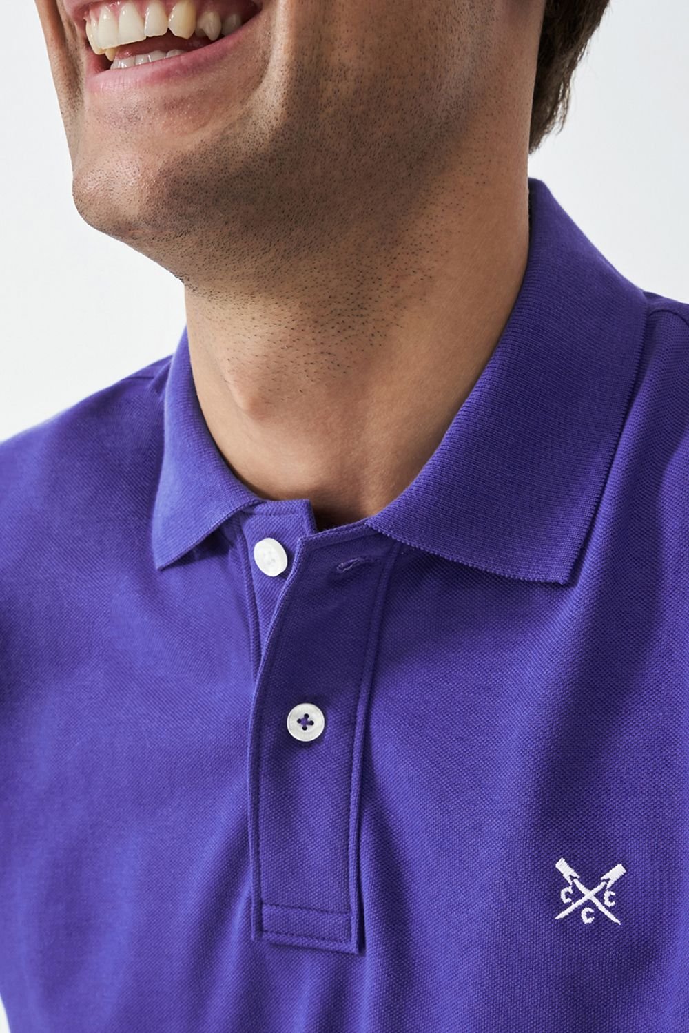 Crew Clothing Crew Clothing Men's Classic Pique Polo Marine Blue - 3