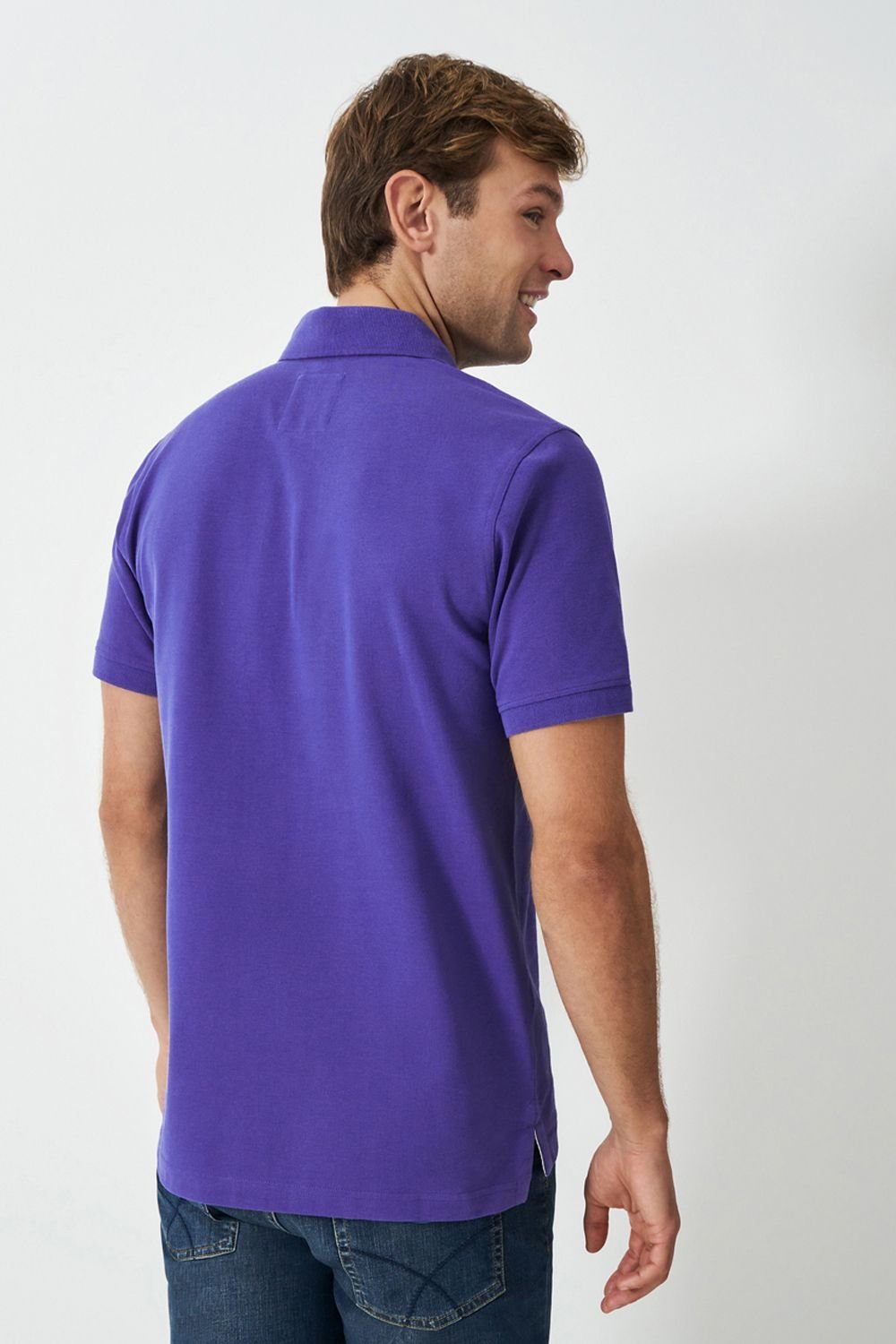 Crew Clothing Crew Clothing Men's Classic Pique Polo Marine Blue - 4