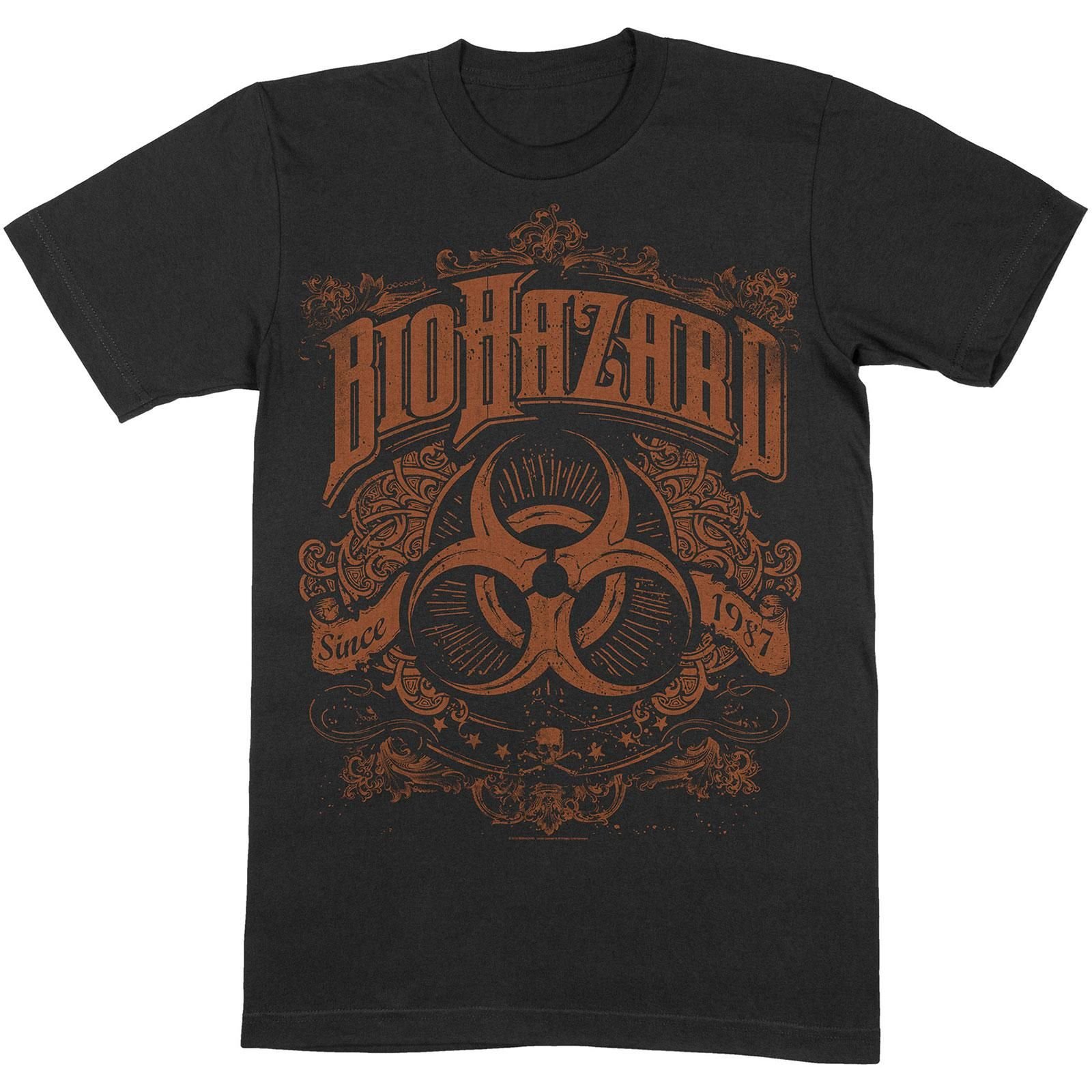 Biohazard Biohazard Men's Since 1987 Cotton T-Shirt in Black - 2