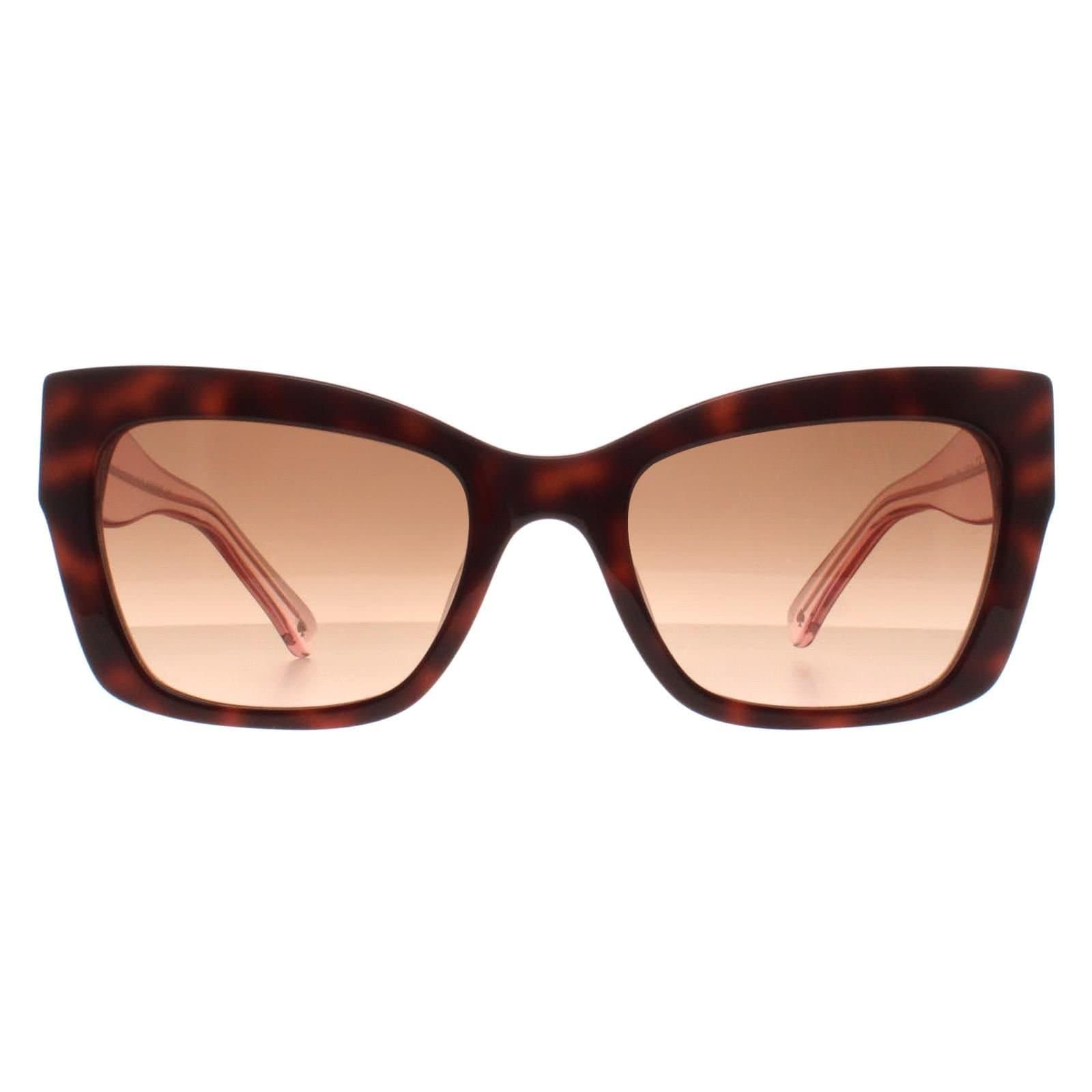 Kate Spade Kate Spade Women's Cat Eye Havana Pink Brown Gradient Valeria/S