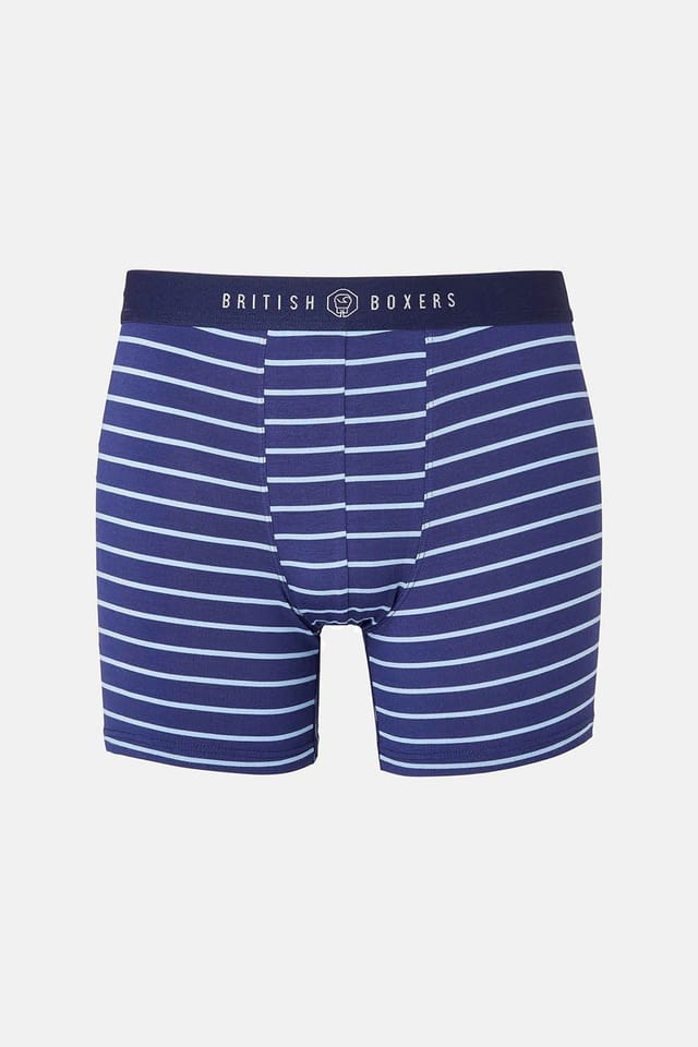 British Boxers British Boxers Men's Pack of Four "Leaves" Bamboo Stretch Trunks - 3