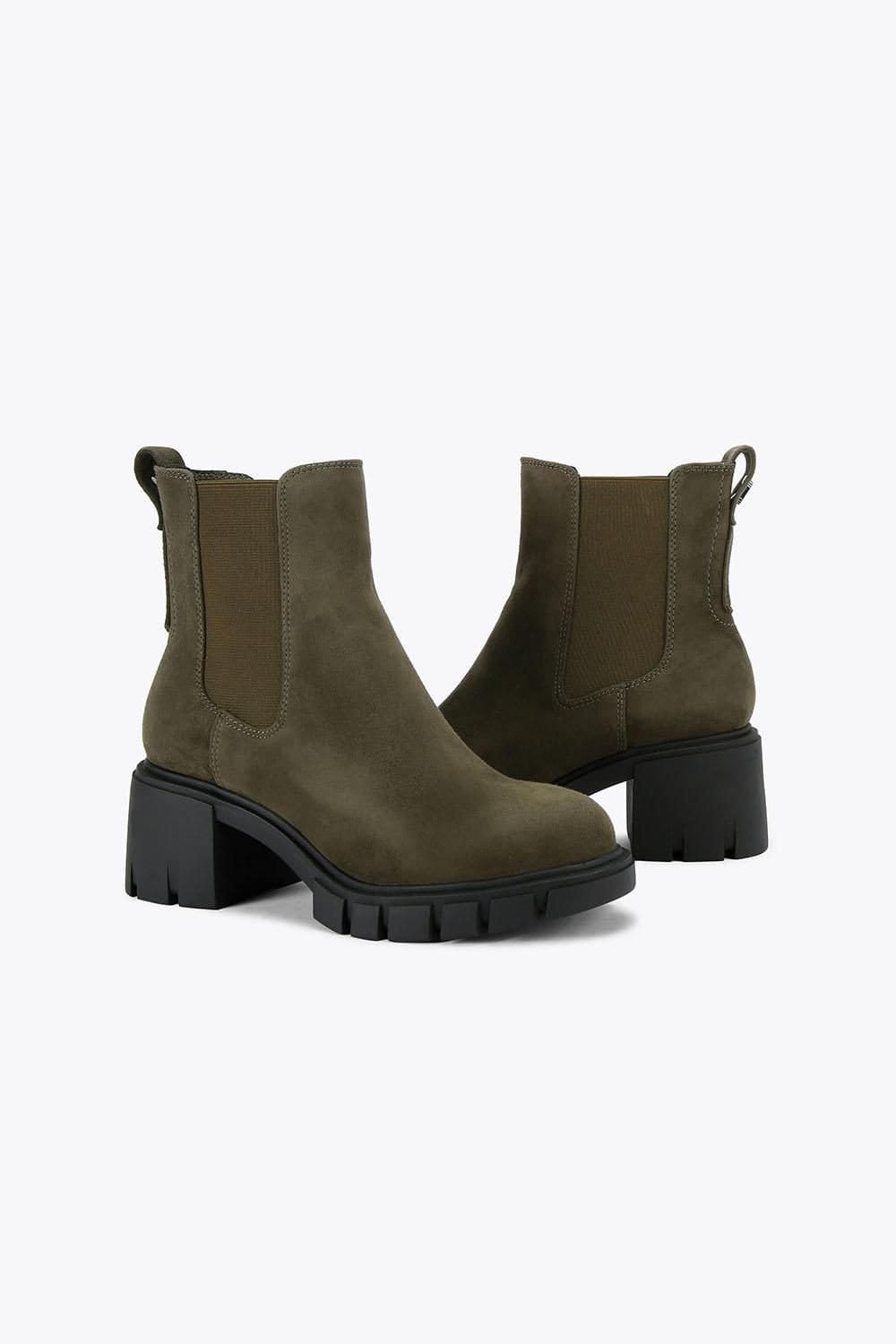 Carvela Carvela Women's 'Ignite Chelsea' Suede Boots in Khaki - 4