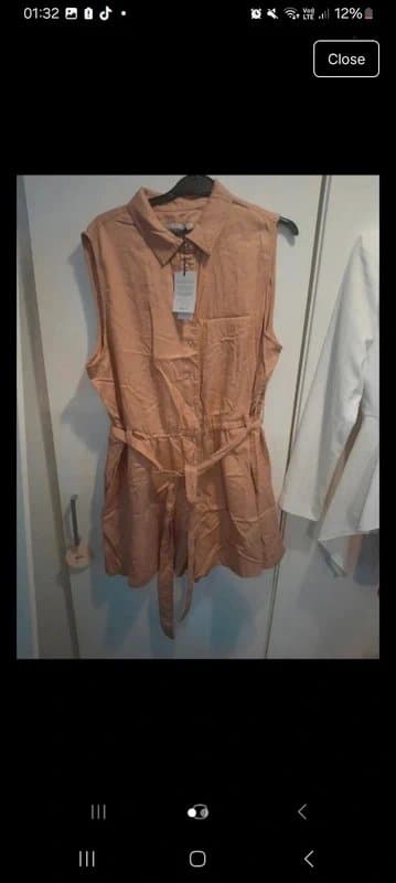 New Look New look denim playsuit size 16 new with tags