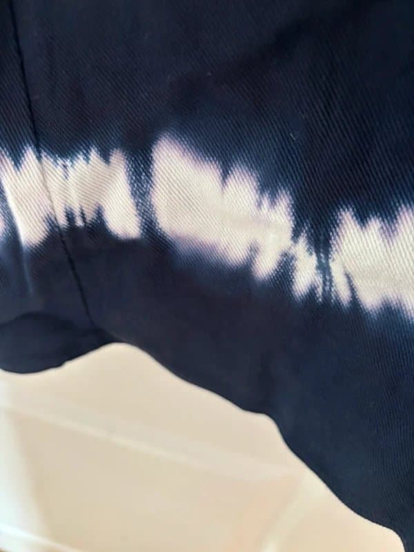 Topshop 90s flared tie dyed hem trousers size 14 topshop