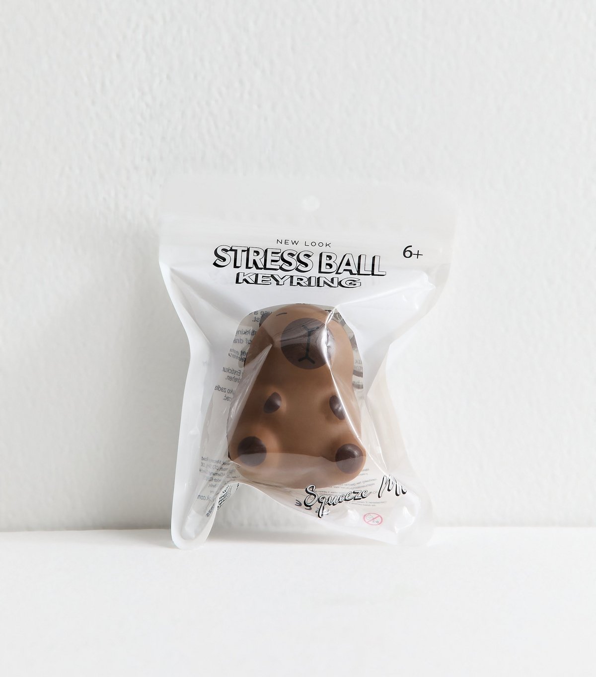 New Look Brown Capybara Stress Ball Key Ring New Look - 3