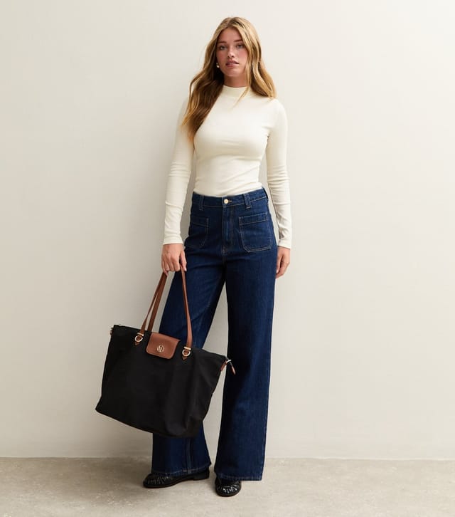 New Look Women's Cream Long Sleeve Roll Neck Top New Look - 3