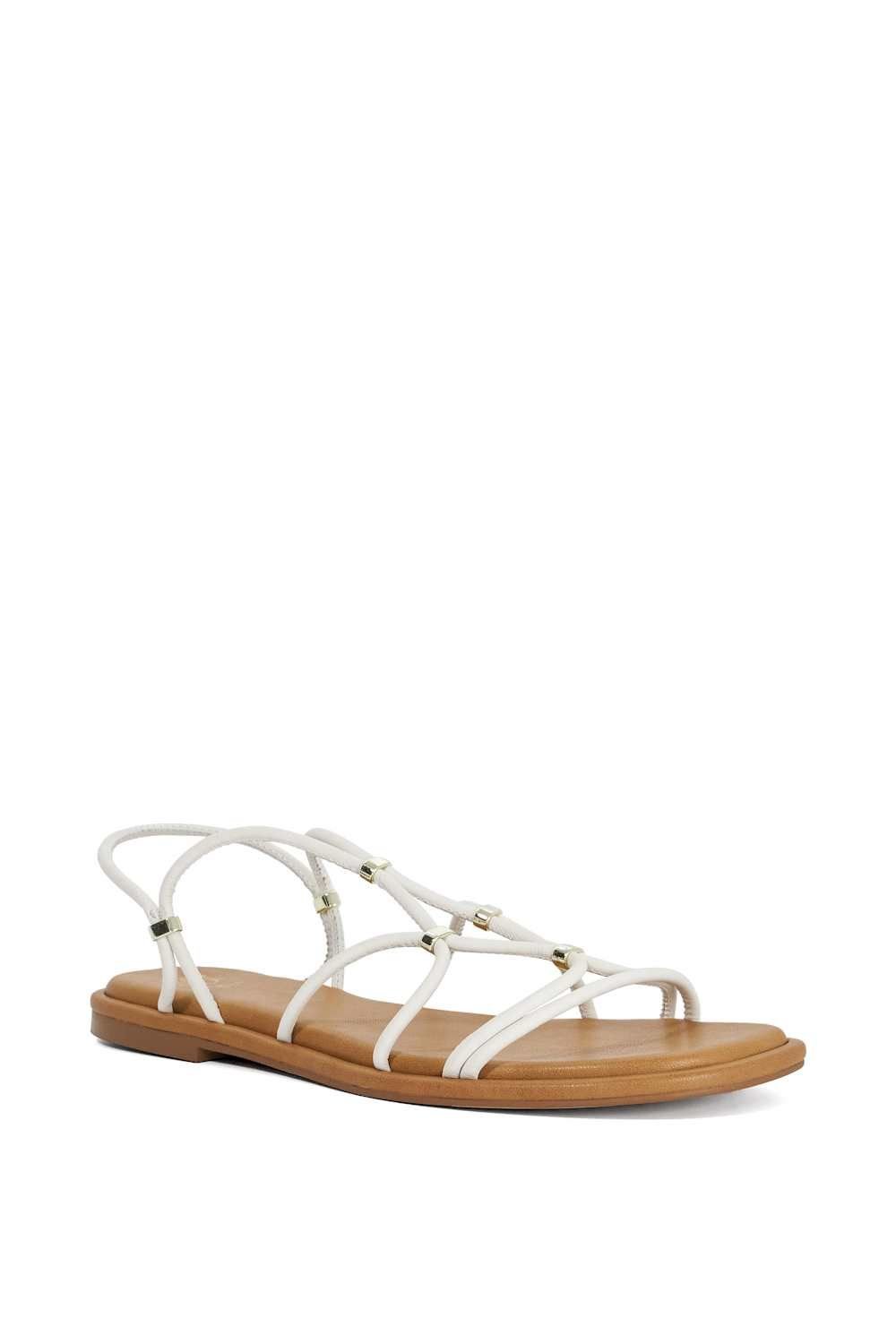 Dune London Dune London Women's 'Leola' Leather Sandals in White - 2