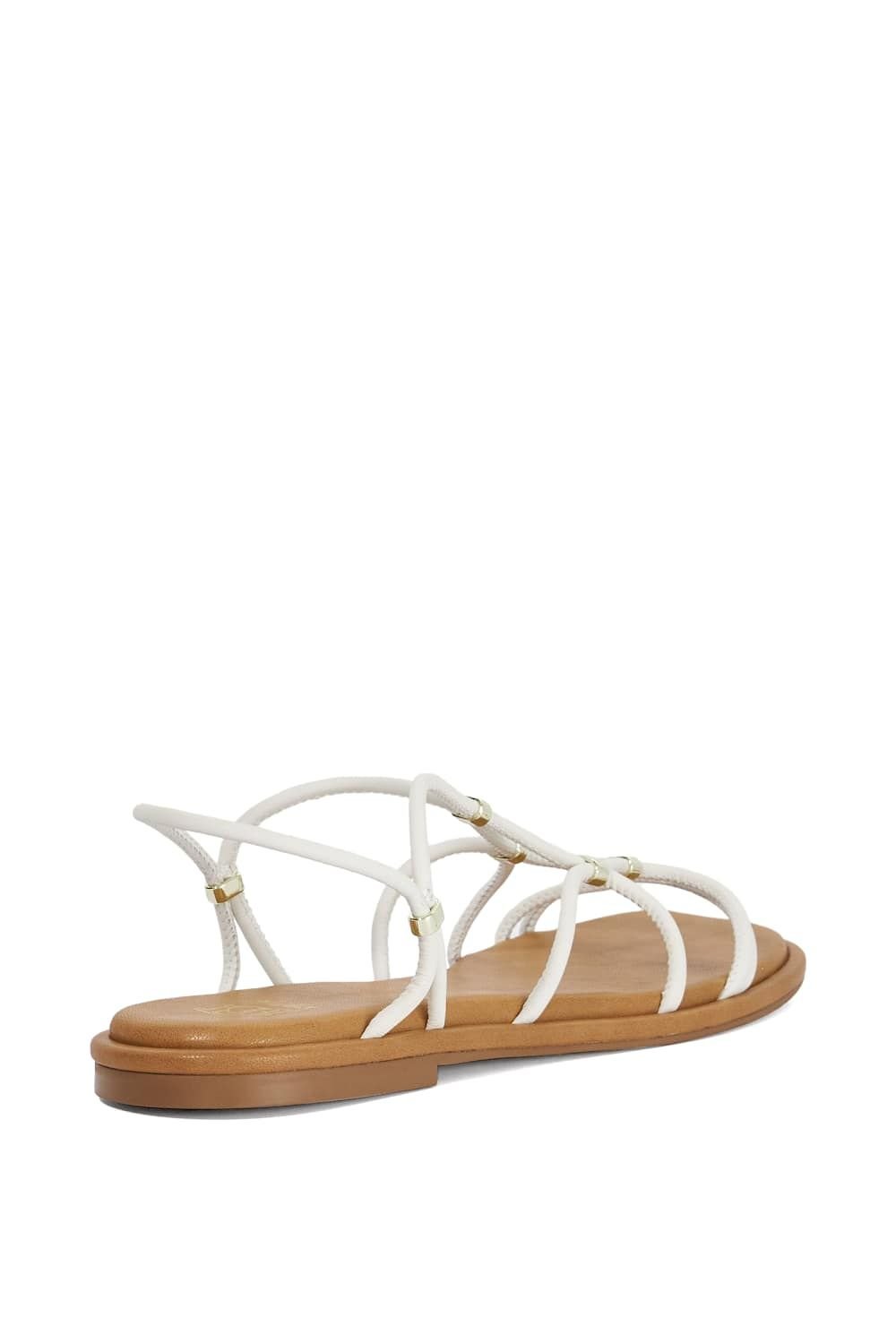 Dune London Dune London Women's 'Leola' Leather Sandals in White - 3