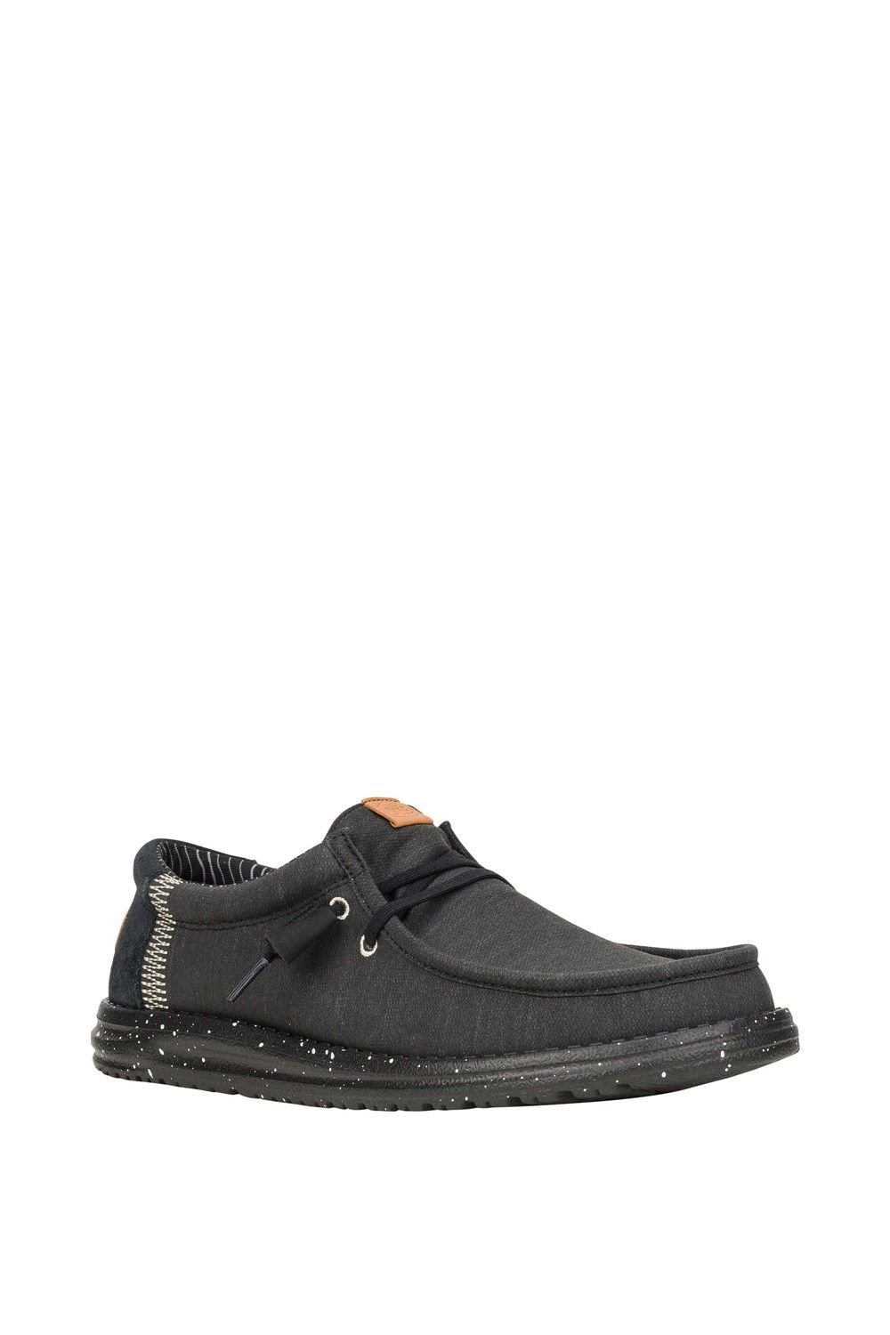 HEYDUDE HEYDUDE Men's Wally Elevated Basics Shoes in Black - 2