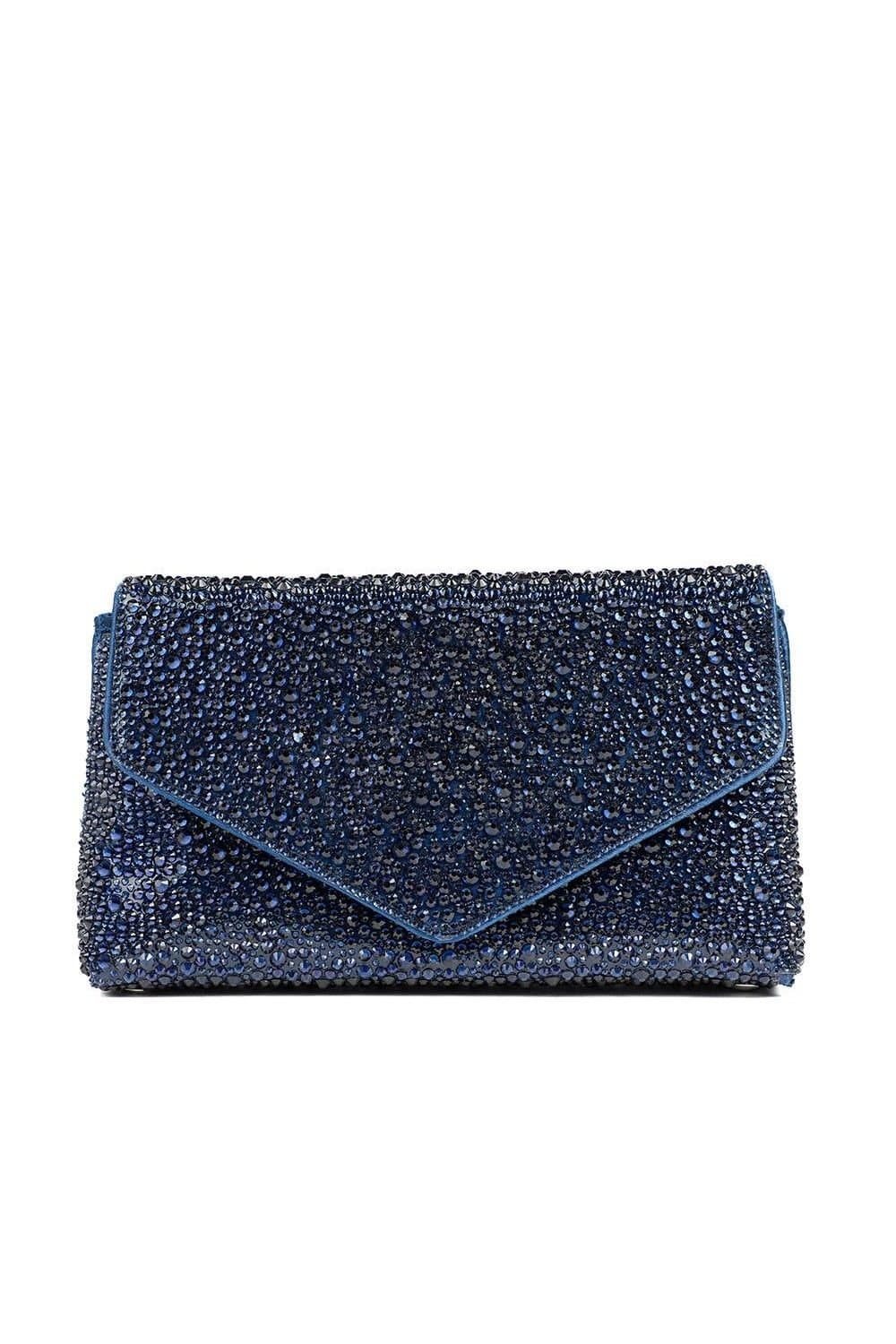 Jones Bootmaker Jones Bootmaker Navy Embellished Clutch Bag