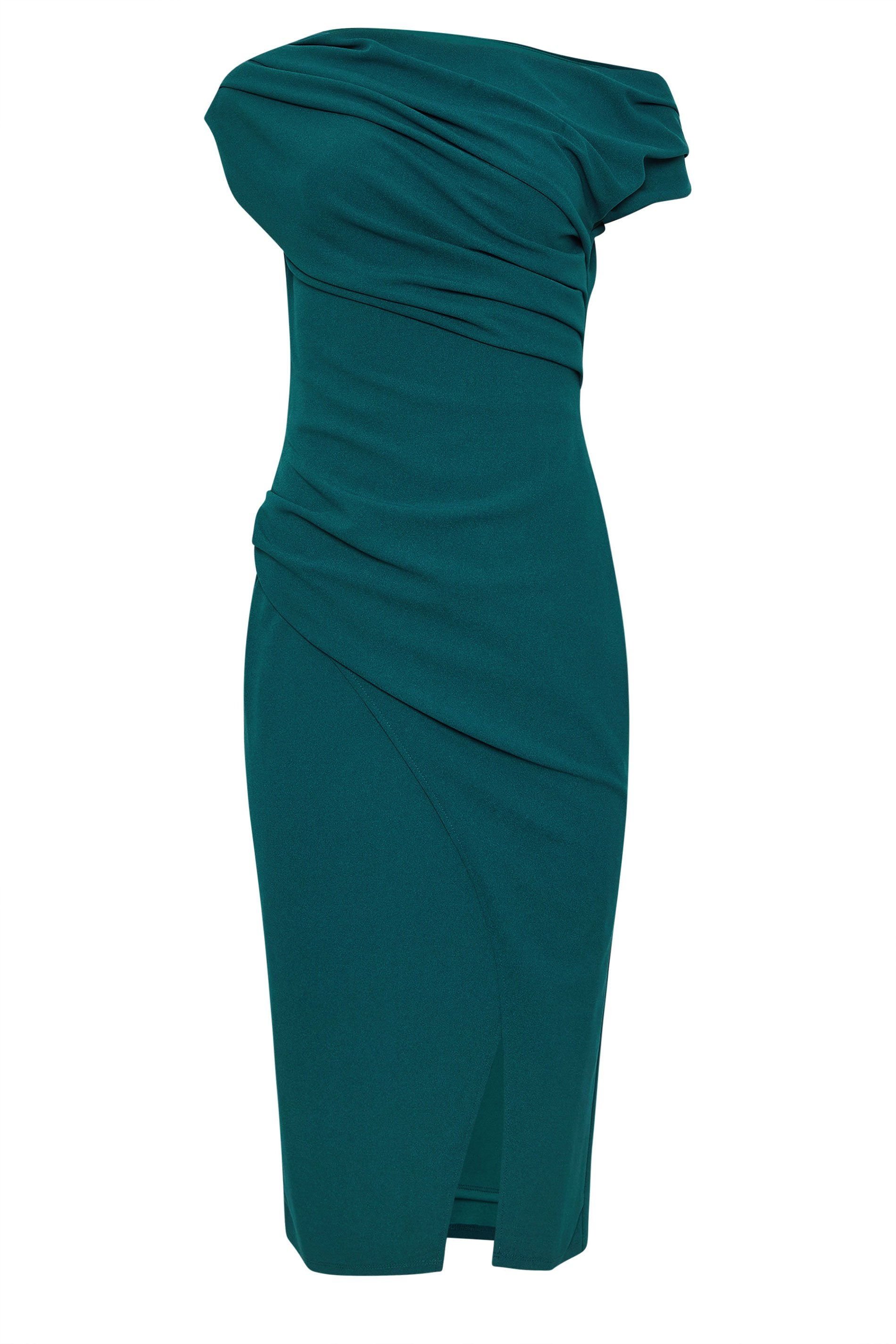 Star By Julien Macdonald Star by Julien Macdonald Women's Draped Midi Dress in Teal - 2