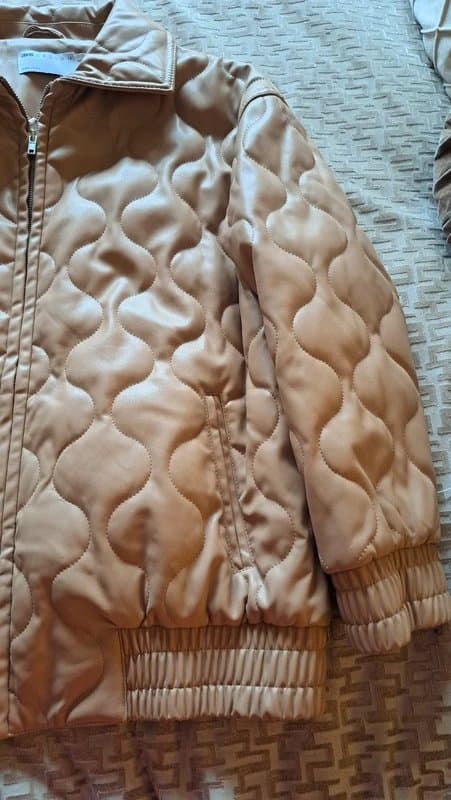 ASOS Petite oversized faux leather jacket