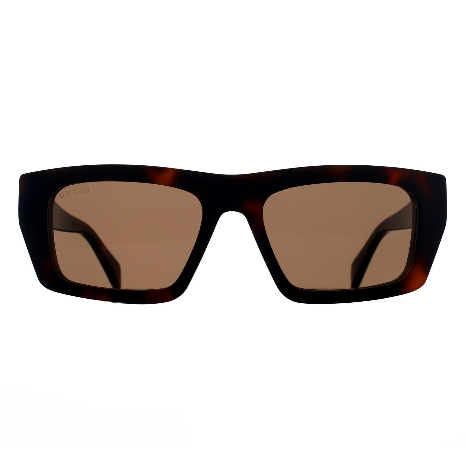 Gucci Gucci Men's Square Havana Brown GG2020S