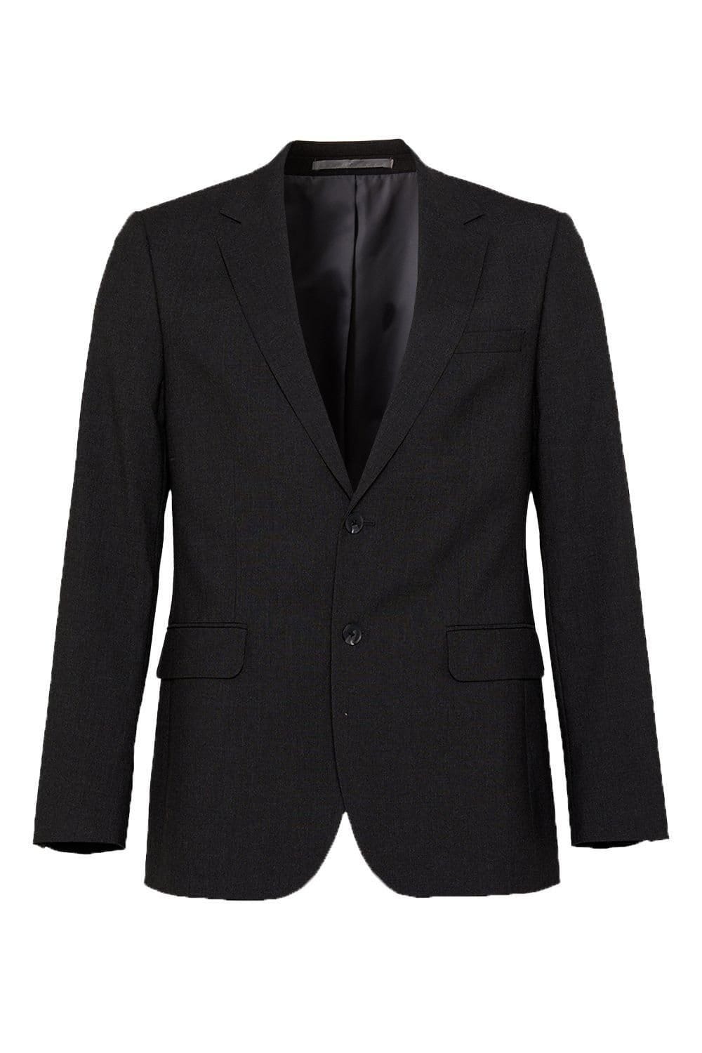 Burton Burton Men's Charcoal Tailored Fit Essential Suit Jacket - 4