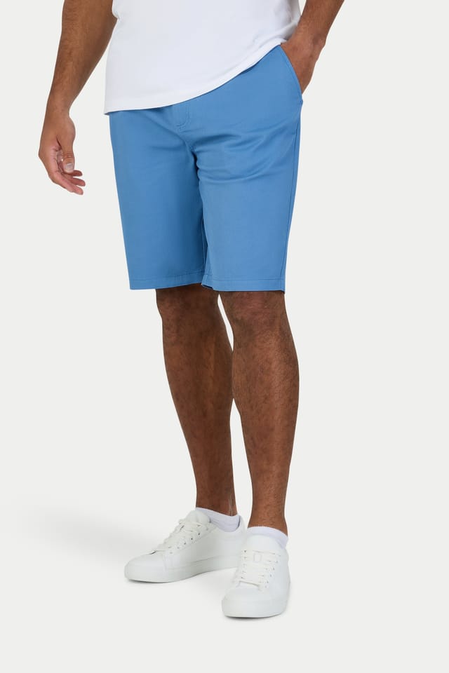 raging bull Raging Bull Men's Classic Chino Shorts in Mid Blue - 2