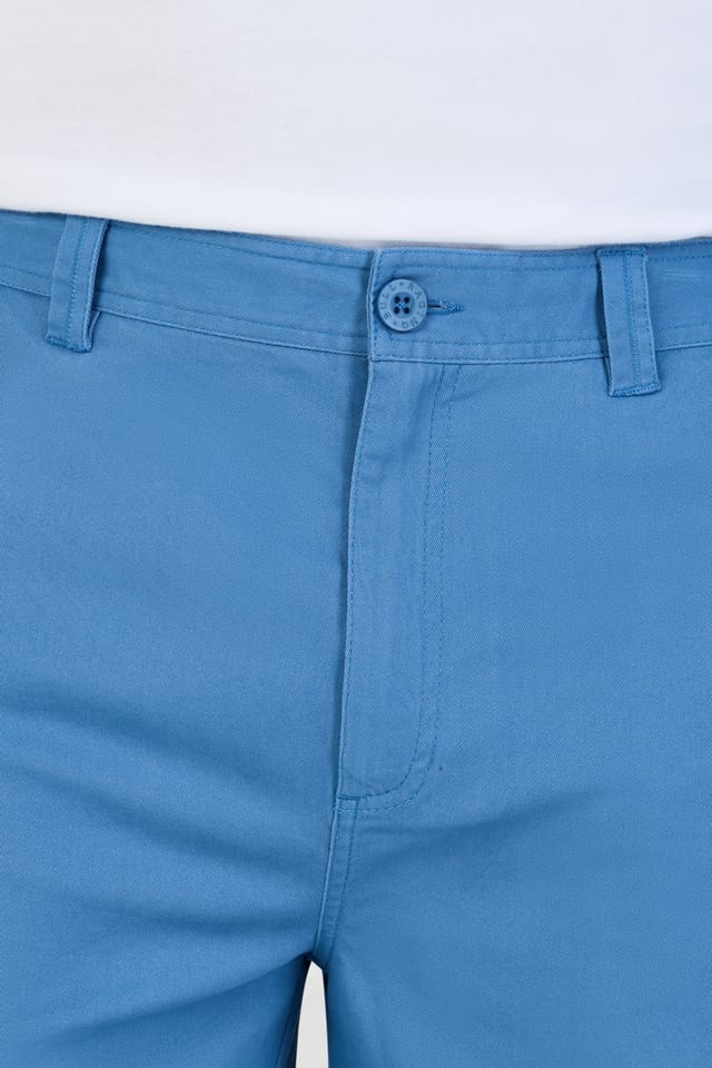 raging bull Raging Bull Men's Classic Chino Shorts in Mid Blue - 3