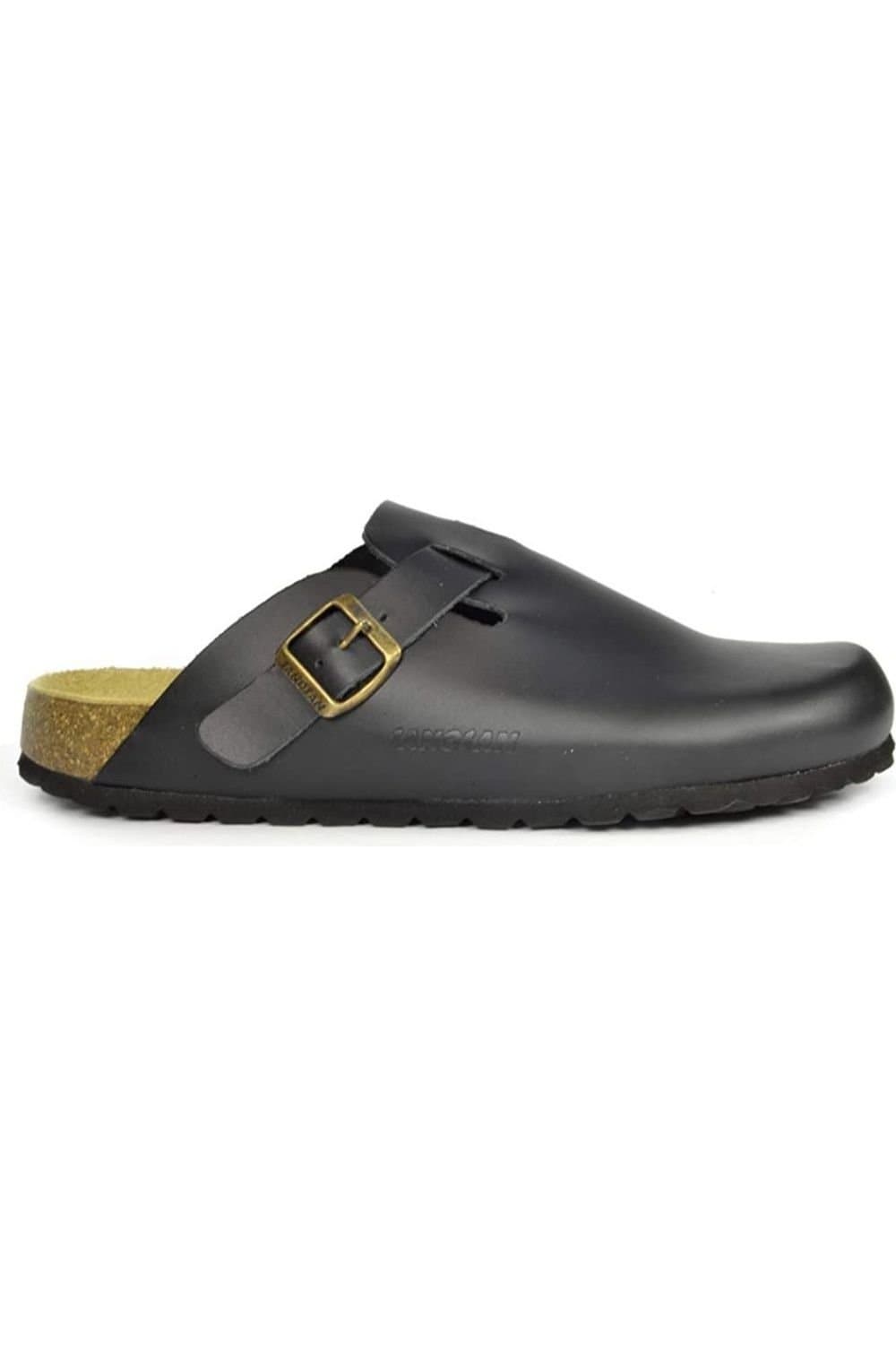 Sanosan Sanosan Men's Black Nappa Leather Sandals