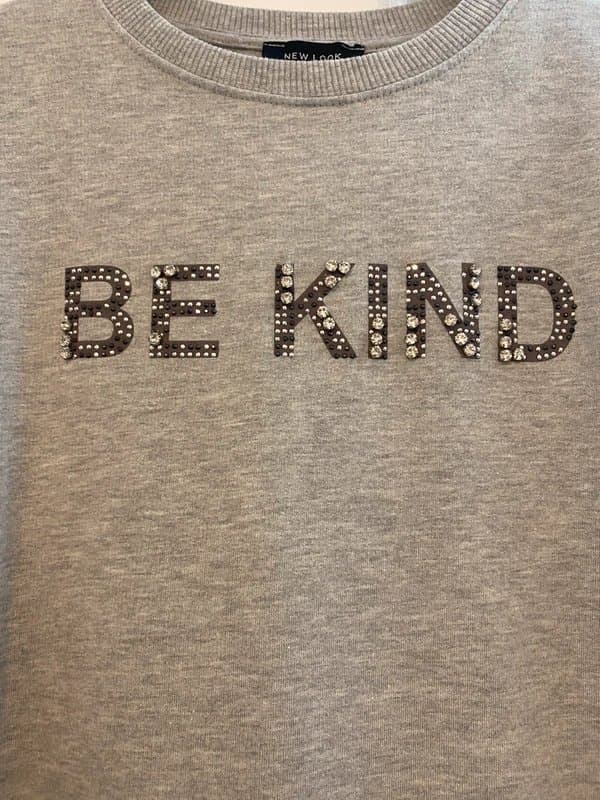 New Look Grey New Look “Be Kind” sweatshirt