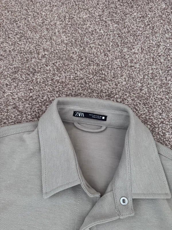 Zara Zara Button Up Shirt - Beige - S