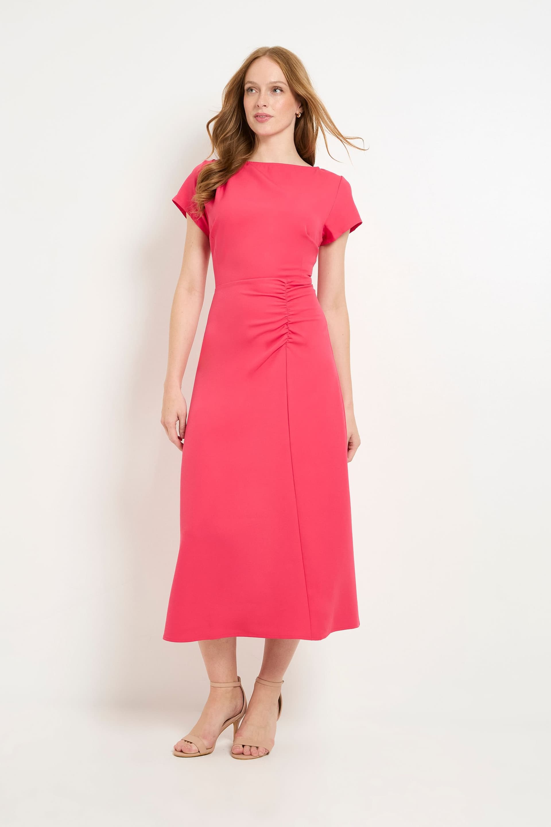 Principles Principles Women's Seam Waist Fit & Flare Dress in Pink