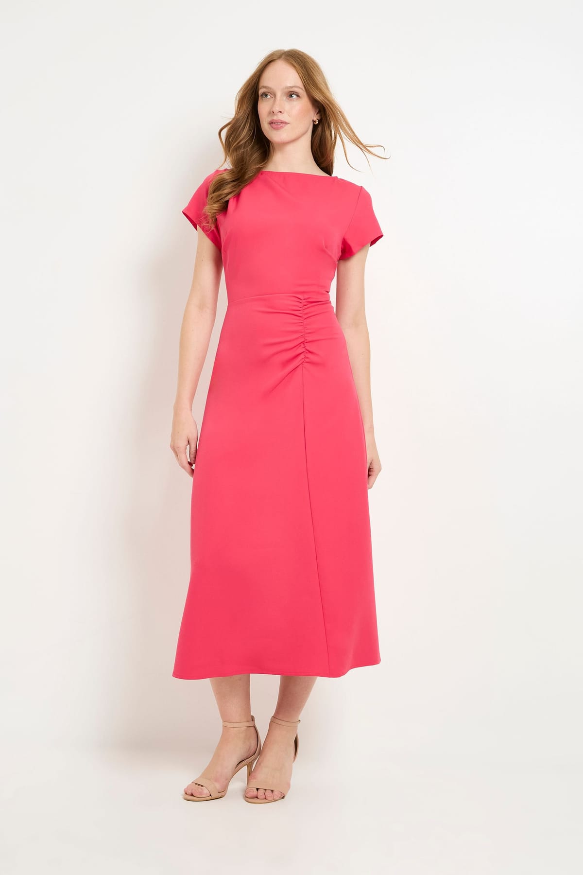 Principles Principles Women's Seam Waist Fit & Flare Dress in Pink - 1