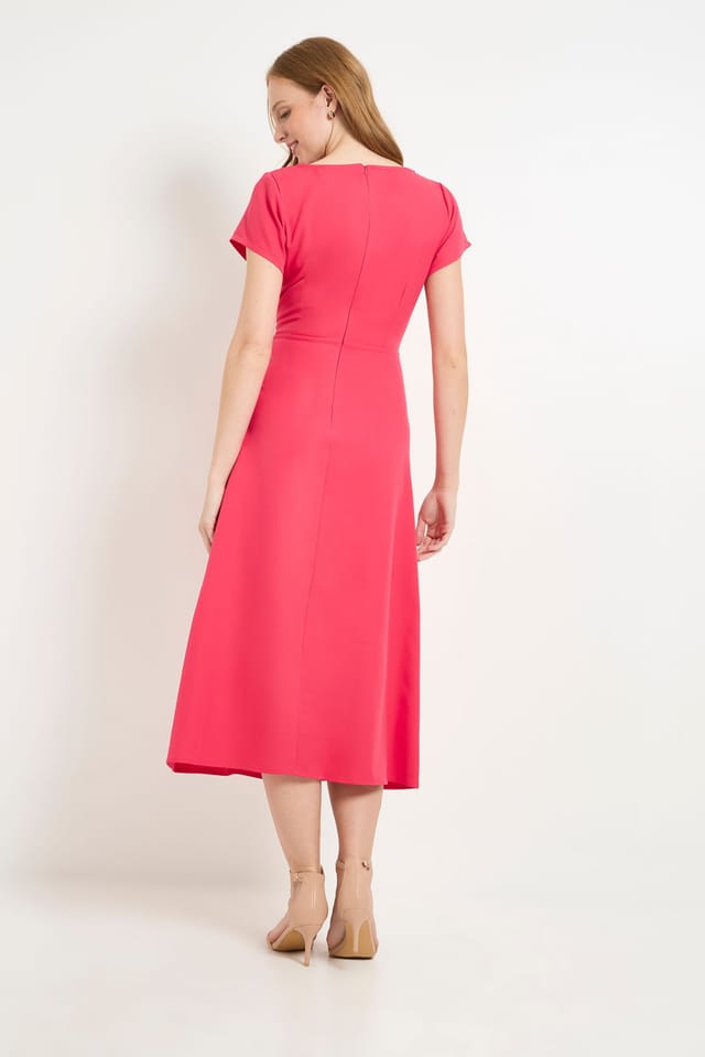 Principles Principles Women's Seam Waist Fit & Flare Dress in Pink - 3