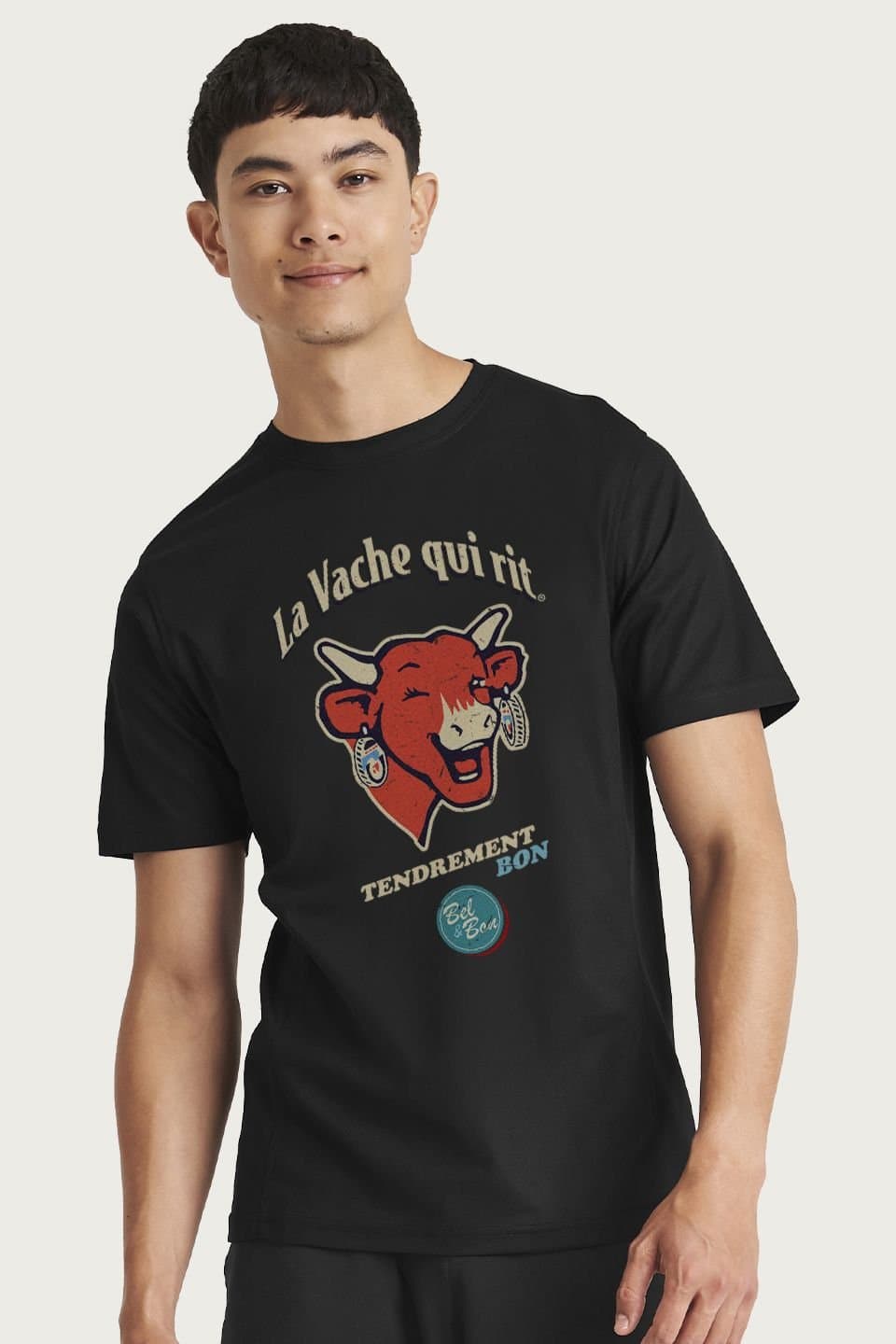 The Laughing Cow The Laughing Cow Men's Tendrement Bon T-Shirt in Black