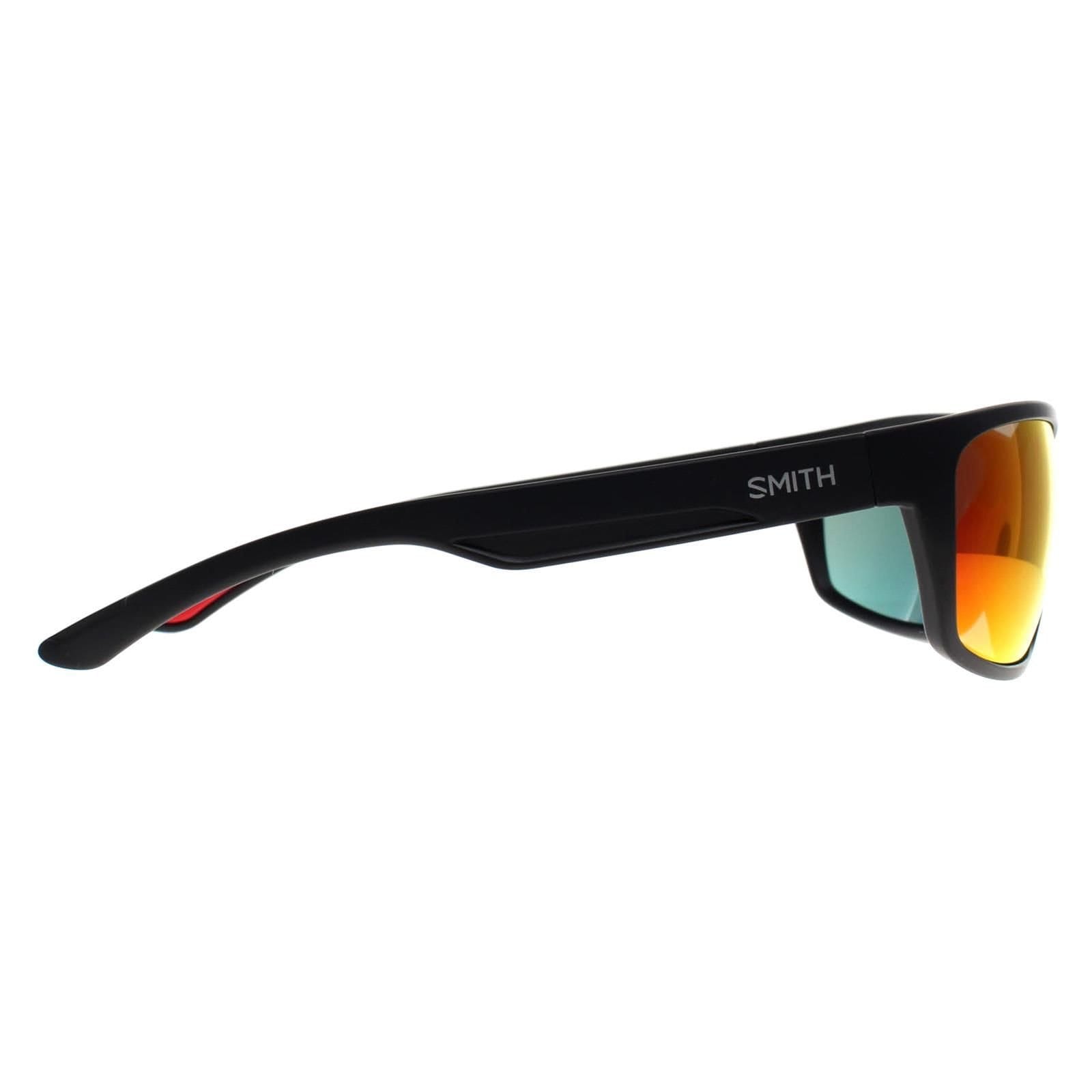 Smith Smith Men's Wrap Matte Black Red Multilayer Mirror Journey - 4