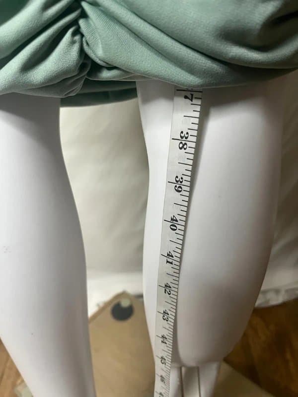 AX Paris AX Paris Wrap Dress Size 16 Duck Egg Ruched Stretch Womens NEW EU 44 RRP £45