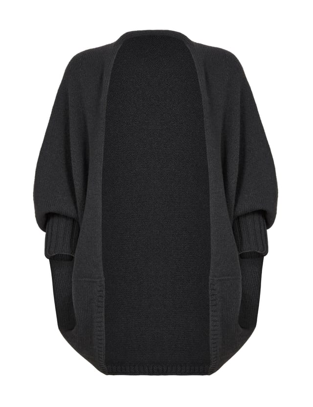 Celtic & Co Celtic & Co Women's Supersoft Cocoon Cardigan in Dark Grey - 2