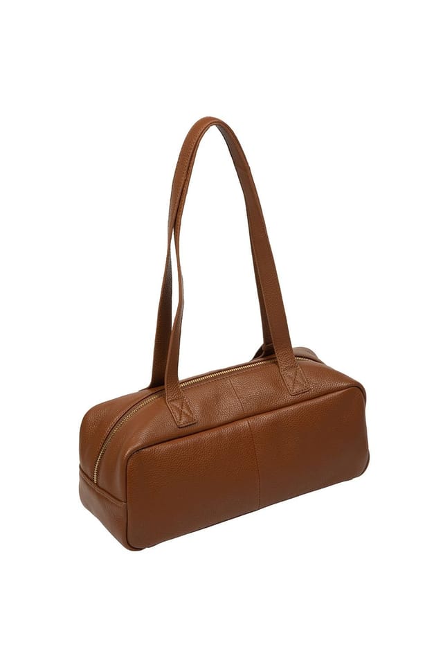 Pure Luxuries London Pure Luxuries London Women's 'Mercy' Leather Handbag in Tan - 3
