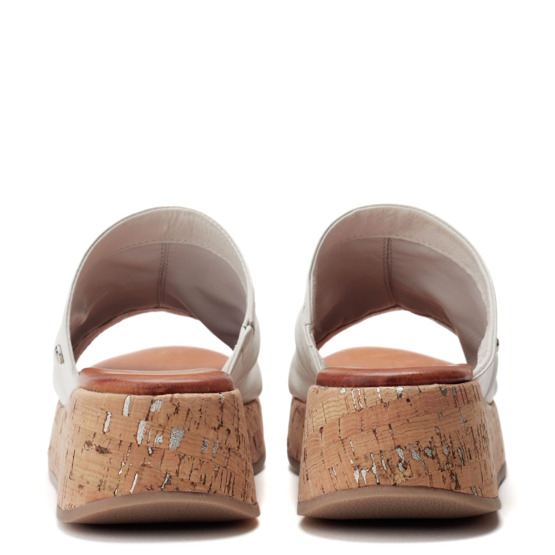 Moda In Pelle Moda In Pelle Women's 'Kalimeres' Leather Wedges in White - 4