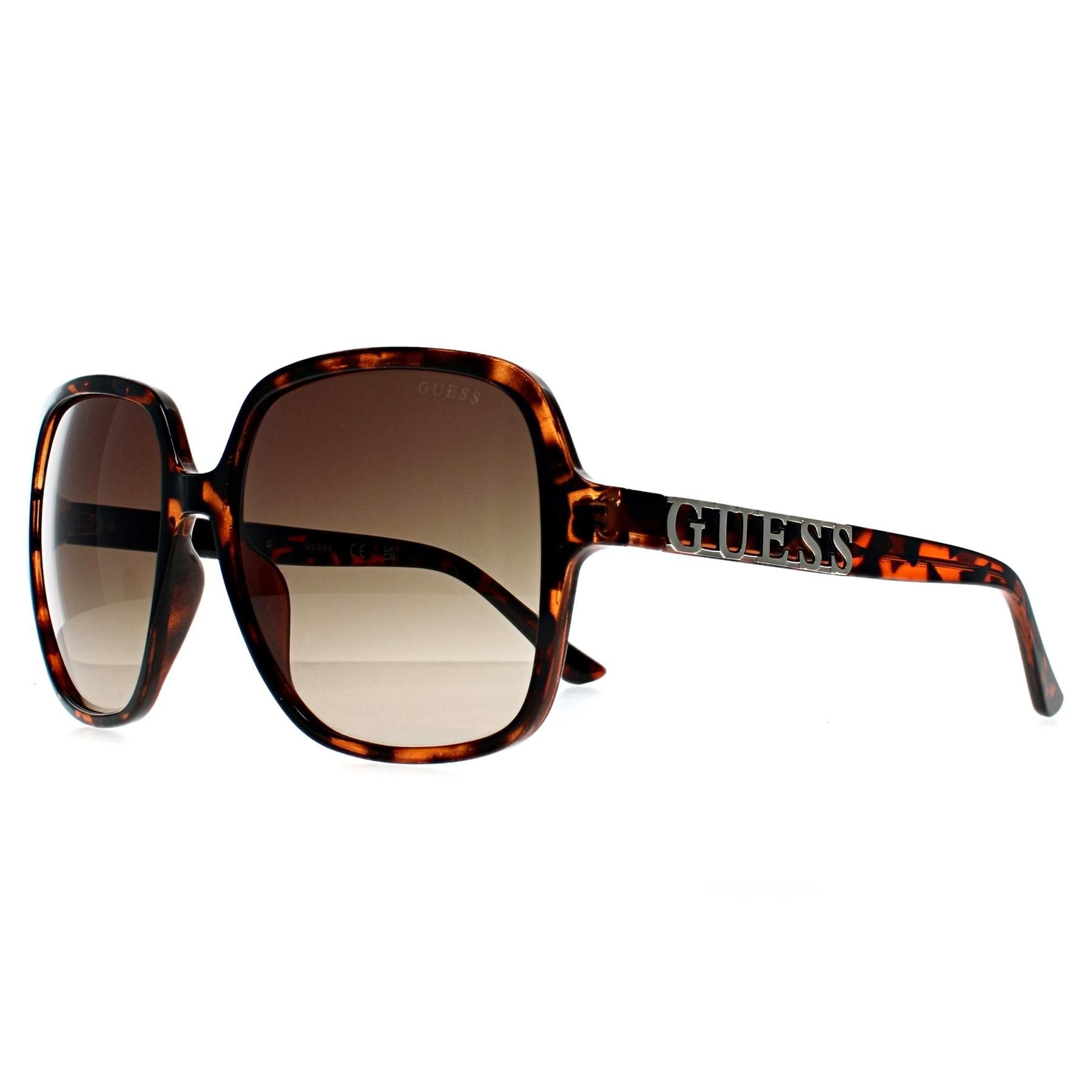Guess Guess Women's Butterfly Dark Havana Brown Gradient GF6203 - 2