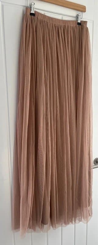 ASOS Beauut peach tulle skirt size 12