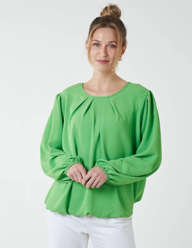 Blue Vanilla Elasticated Blouson Hem Blouse - 3