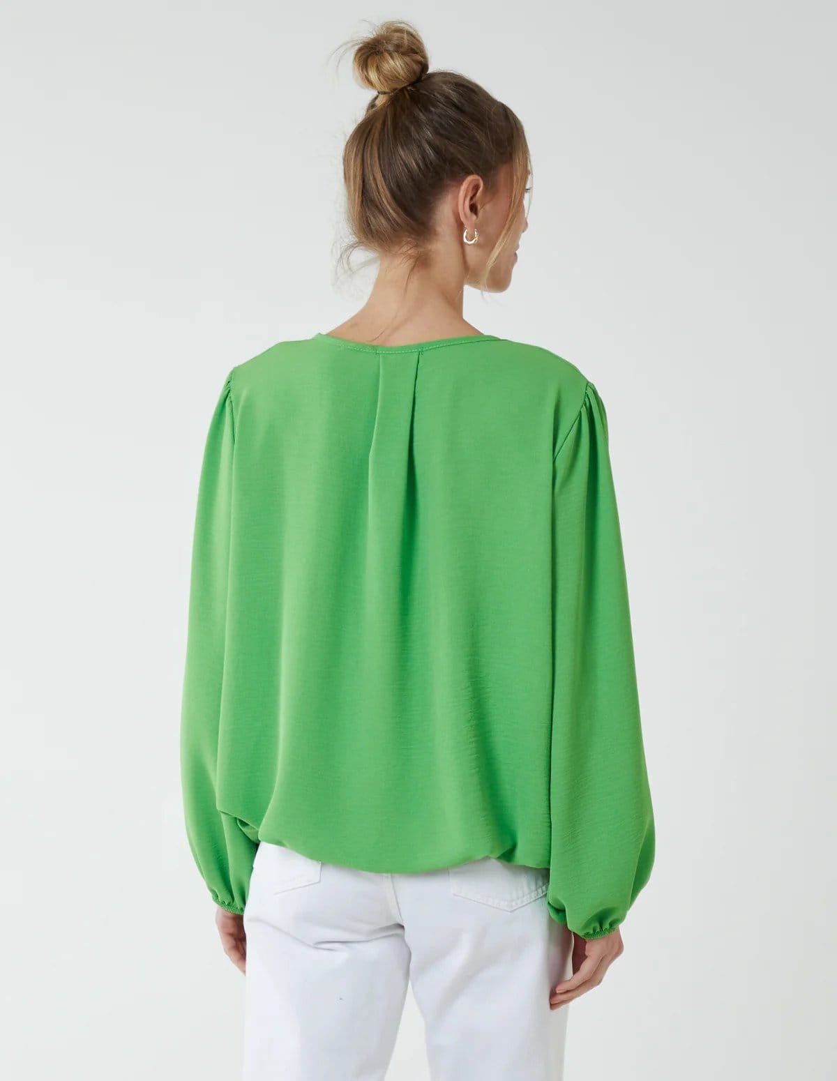 Blue Vanilla Elasticated Blouson Hem Blouse - 4
