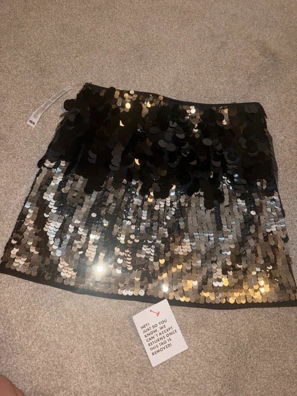 ASOS ASOS Embellished sequin skirt