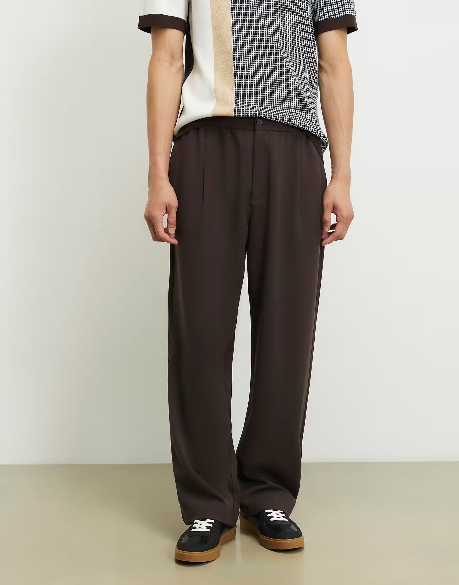 ASOS River Island Loose fit trousers in brown - dark