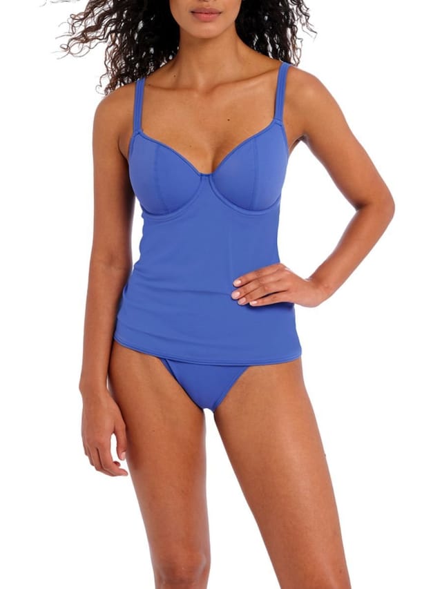 Freya Freya Women's Jewel Cove Tankini Top in Blue - 2