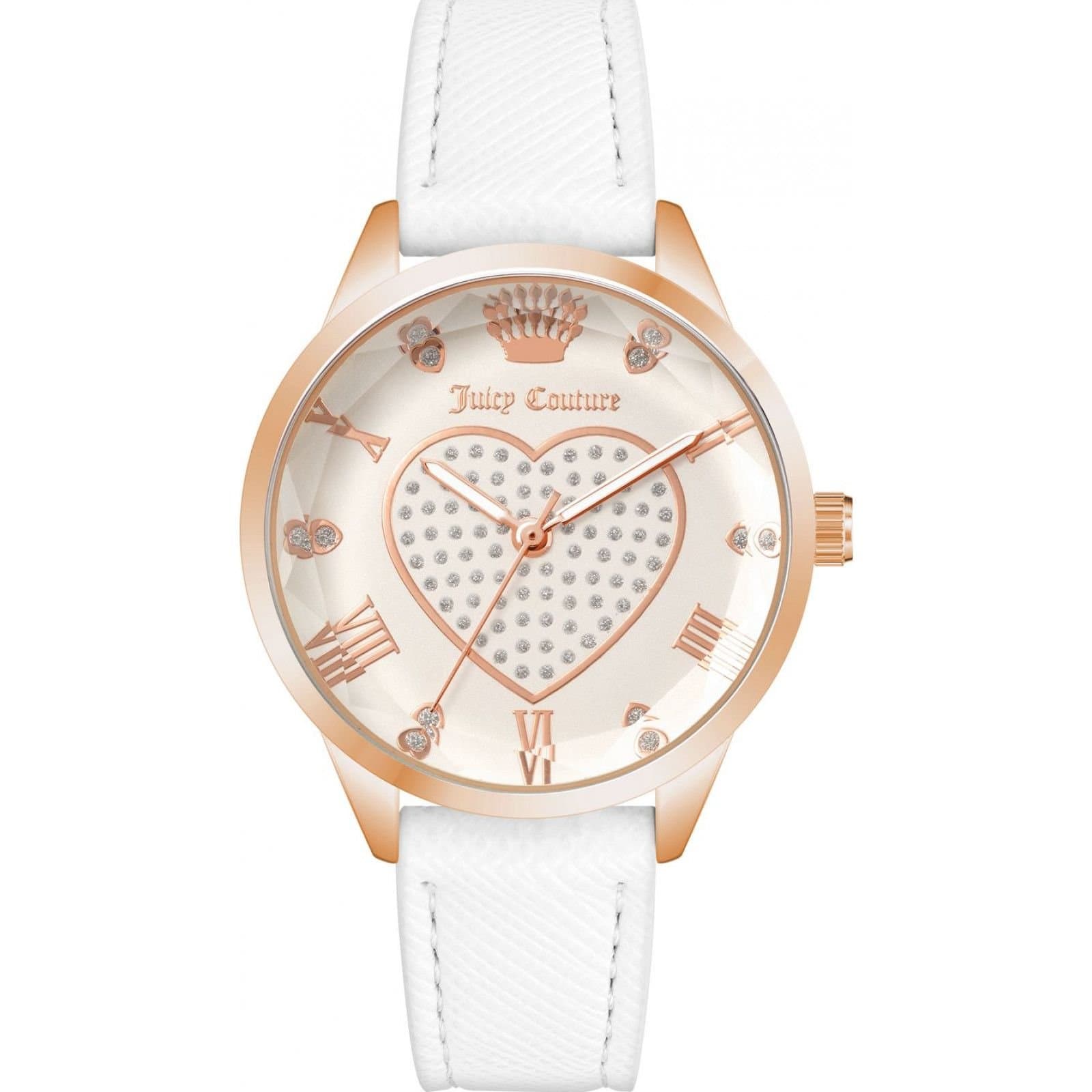 Juicy Couture Juicy Couture Women's JC1300RGWT 35mm Quartz Watch in White