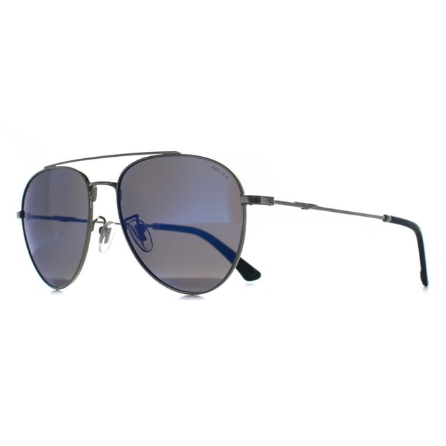 Police Police Men's Aviator Shiny Palladium Blue Gradient SPLP20E Origins Lite 29 in Silver - 2