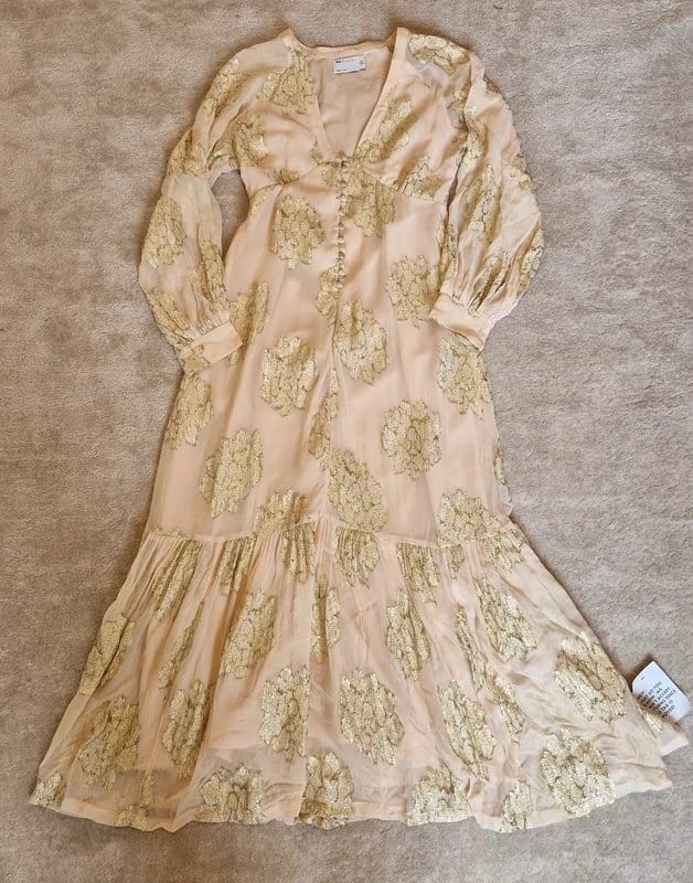 ASOS Brand new ASOS Design sheer embellished maxi dress size 10 occasion wear - 1