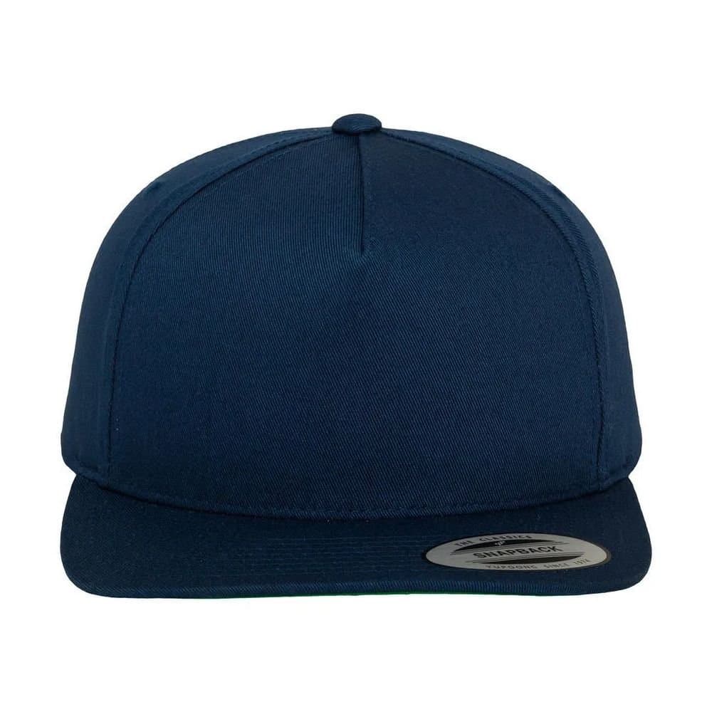Classic Classic Men's 5 Panel Snapback Cap in Navy