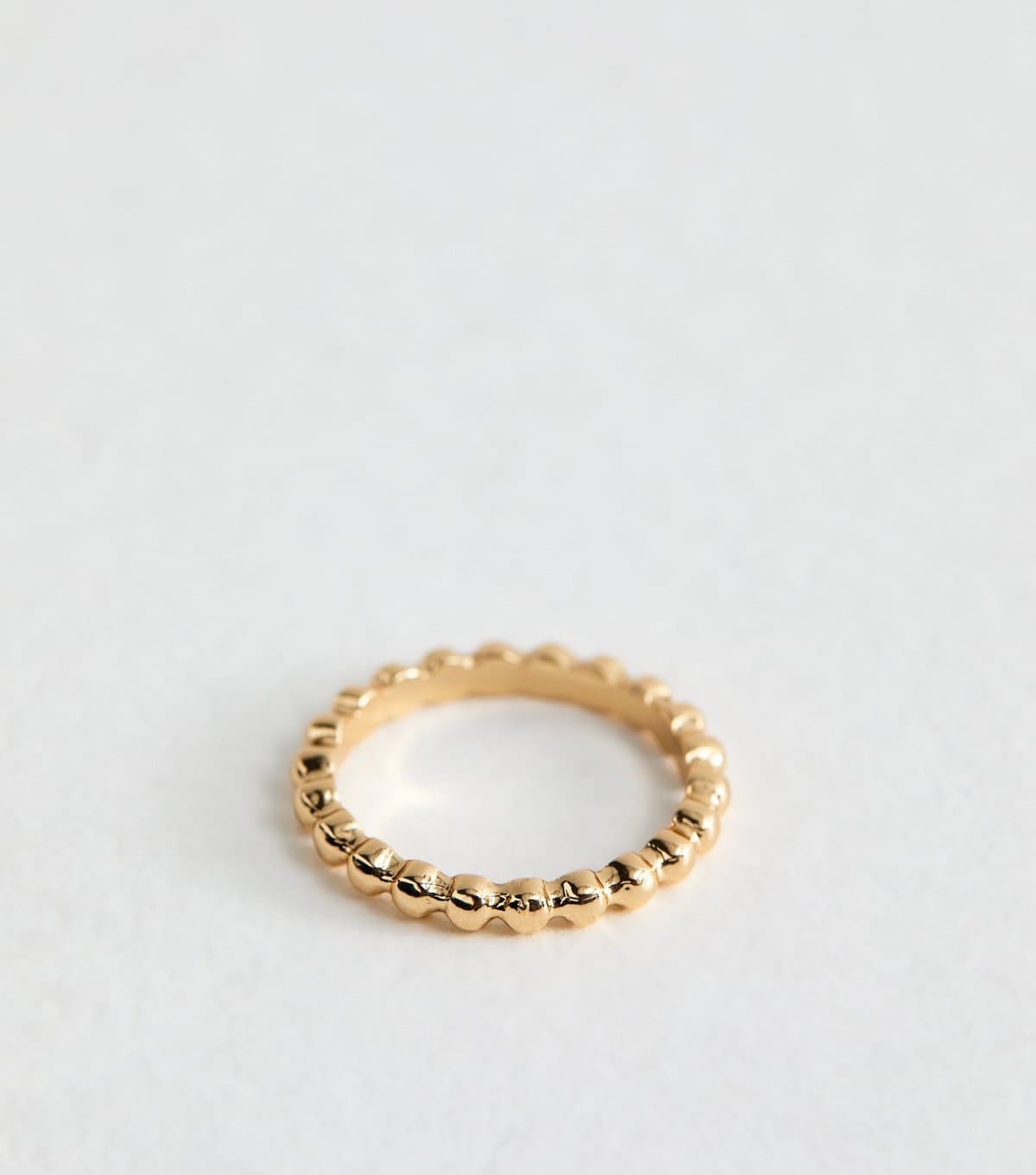 New Look New Look Gold Tone Bubble Ring