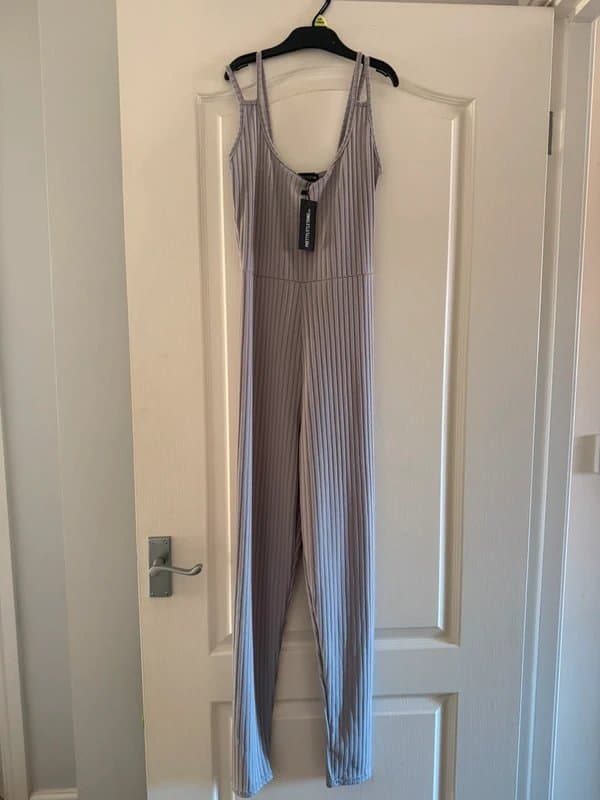 PLT PLT grey jumpsuit size 8