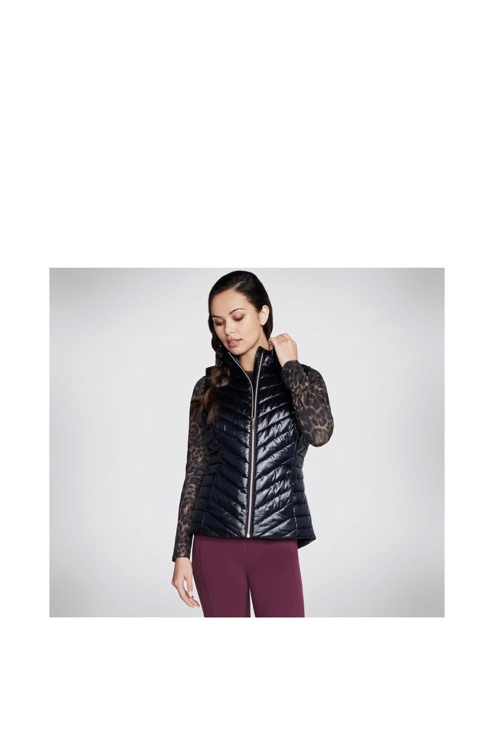 Skechers Women's Go Shield Shine Vest in Black