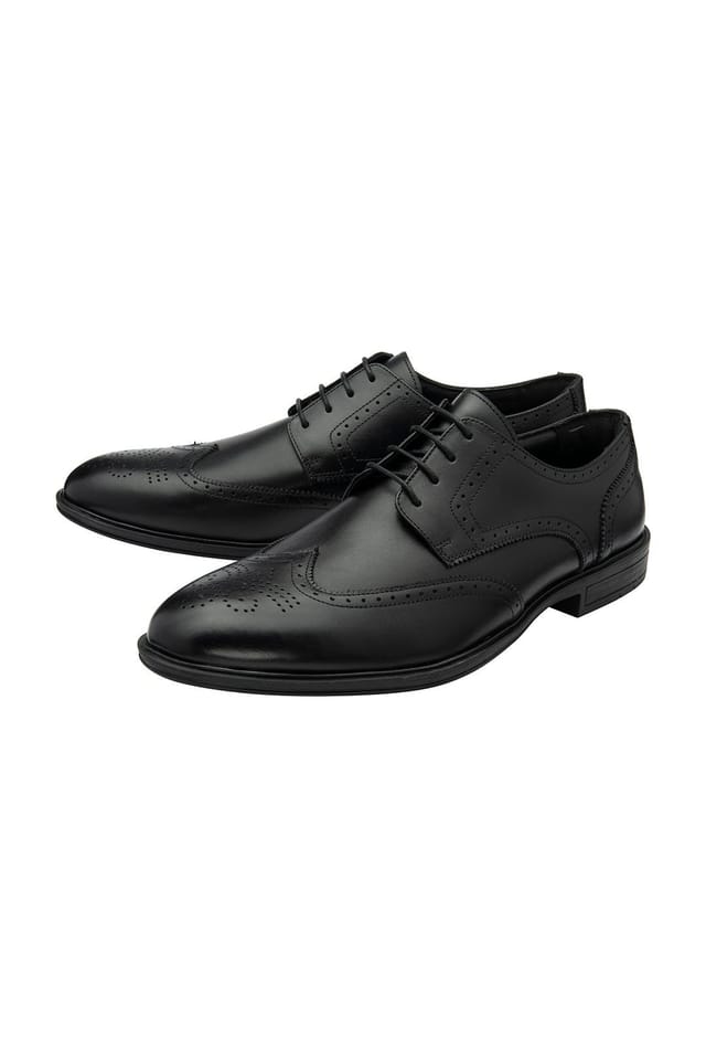 Lotus Lotus Men's 'Skipton' Leather Brogues in Black - 2